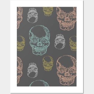 Flirty Skulls Posters and Art